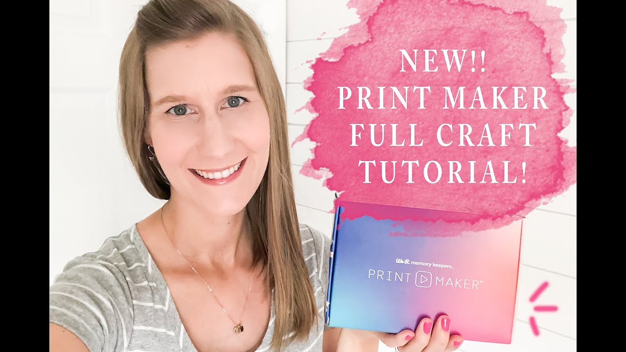 We R Memory Keepers Print Maker Tutorial : Why I Had To Have This Handheld Printer For My Craft Room