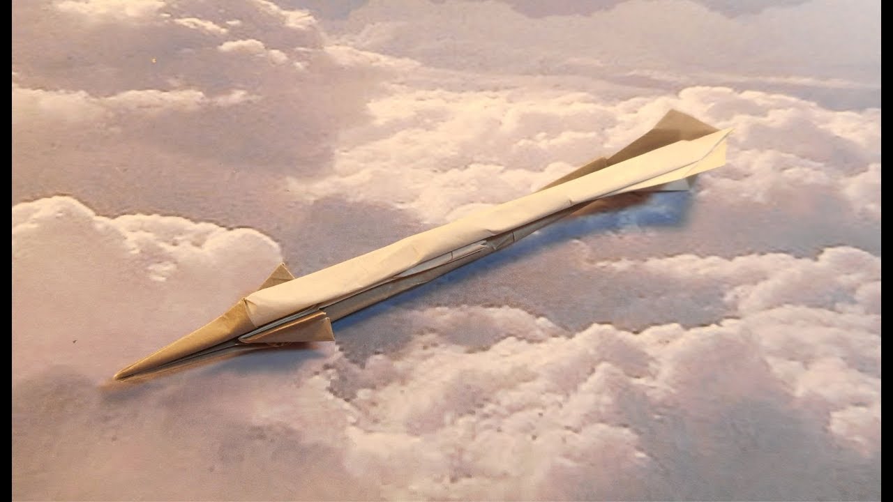 Origami air to air missile (Trident) tutorial