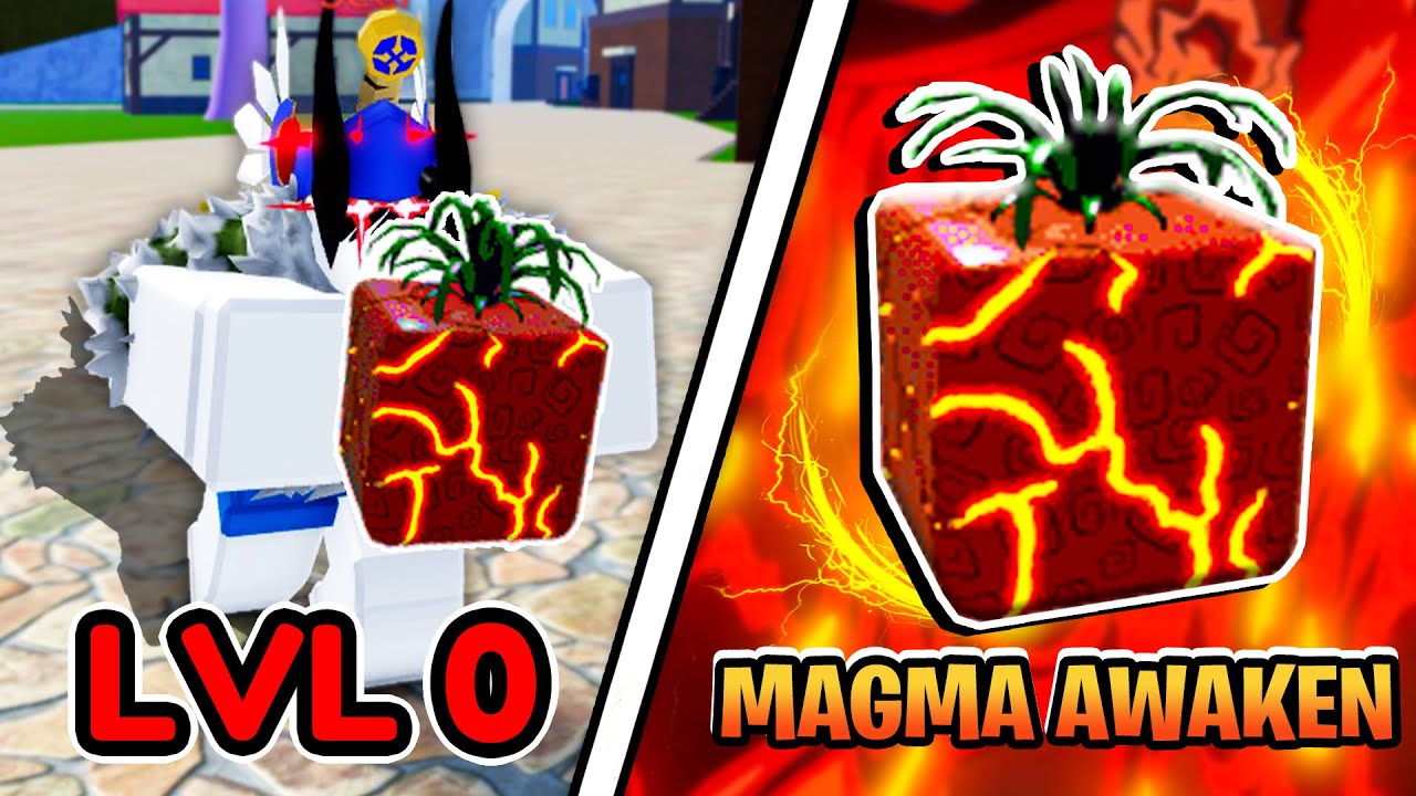 Magma Fruit Awakening is The BEST! (Roblox Blox Fruits)