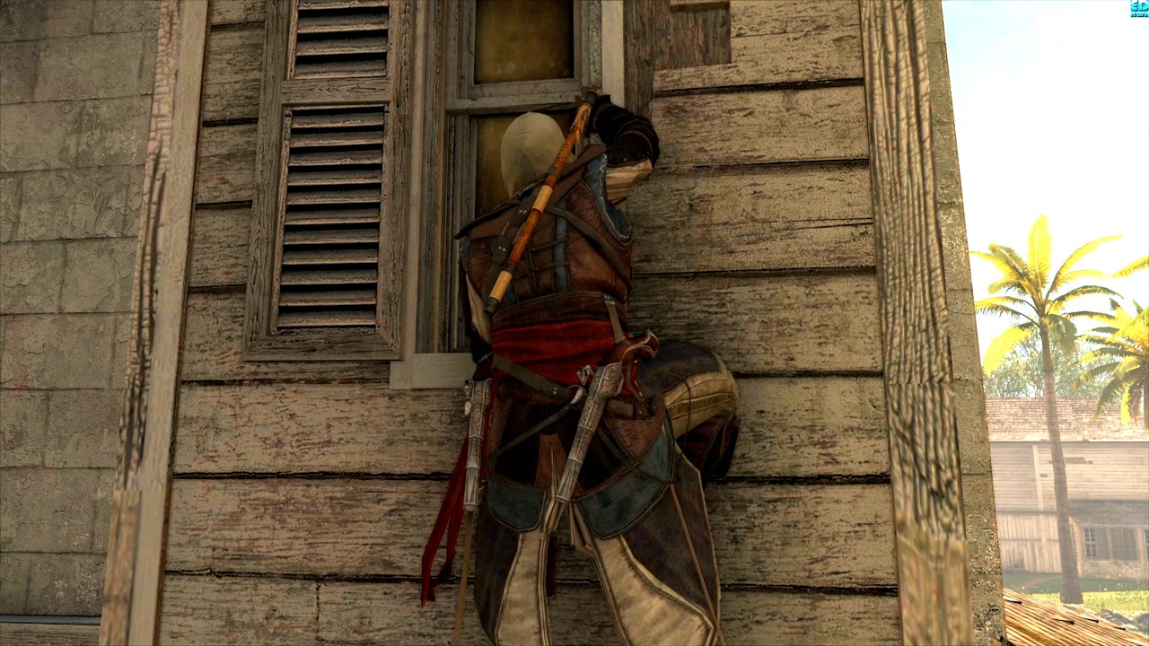 Assassin's Creed 4 Black Flag Parkour Free Roam in Kingston - Original Outfit