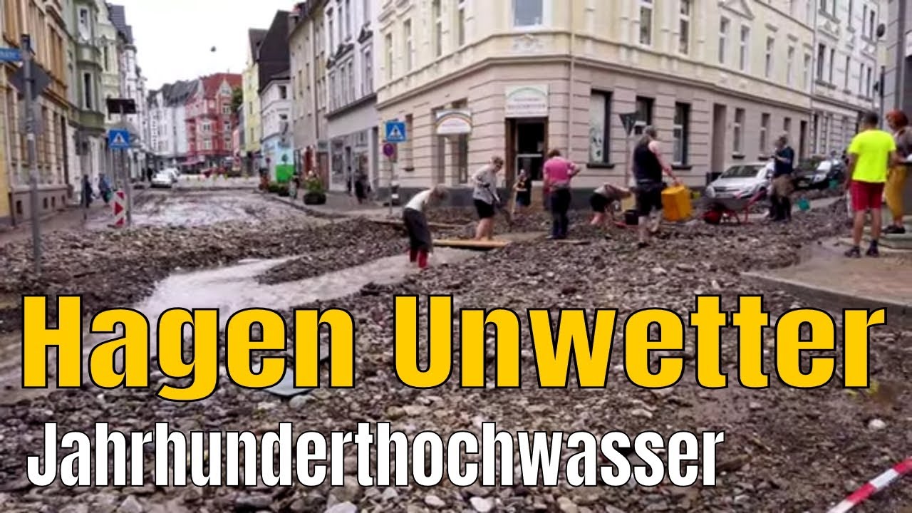 Hagen Unwetter 2021 - Hochwasser Hagen nach Unwetter