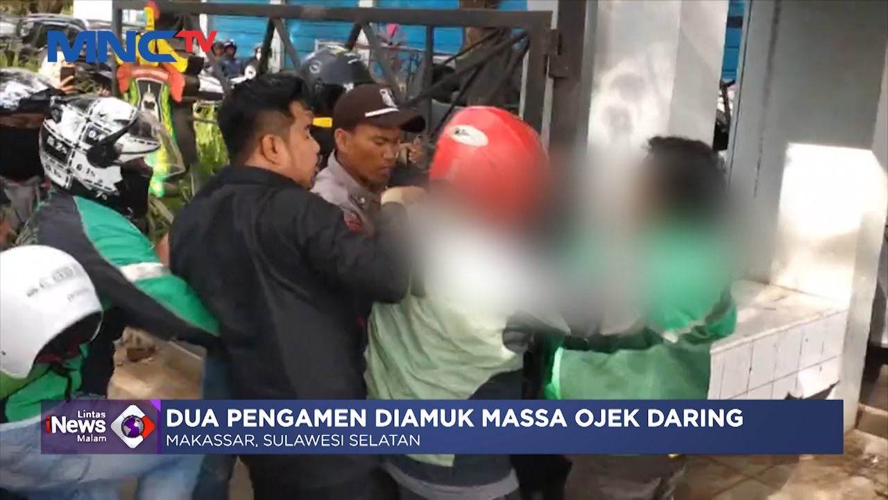 Diduga Ancam Anak Panah ke Ojol, Dua Pengamen di Makassar Diamuk Massa #LintasiNewsMalam 30/11