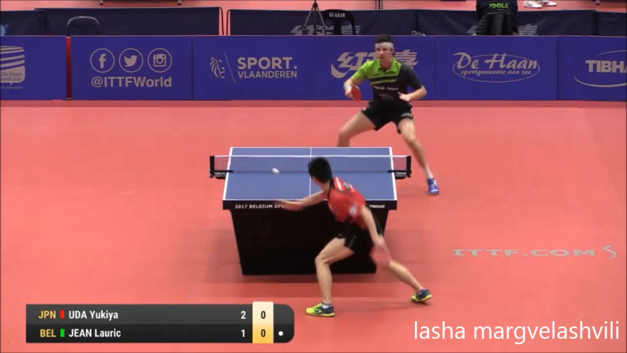 Uda Yukiya vs Jean Lauric (Belgium Open 2017)