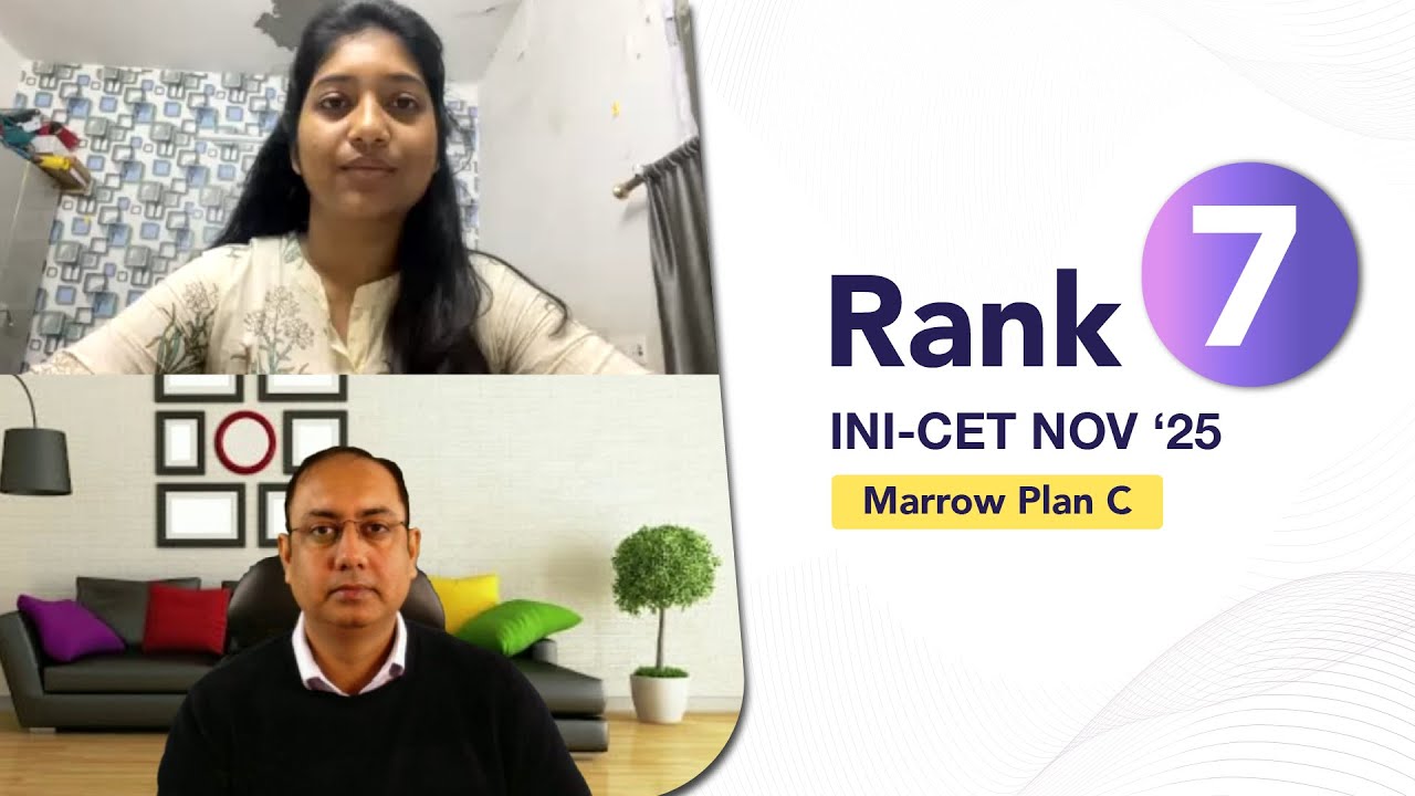 Rank 7 INI-CET Nov‘25, Dr Sai Thrisha on revising effectively with custom modules & delta videos