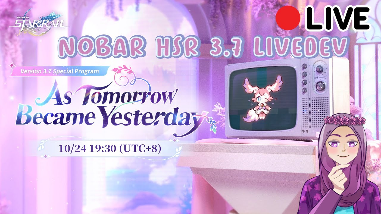 [ID/EN] (GENSHIN IMPACT) RESTREAM NOBAR 3.7 HSR LIVEDEV (◕‿◕🌸) !absen #vtuber #vtuberid