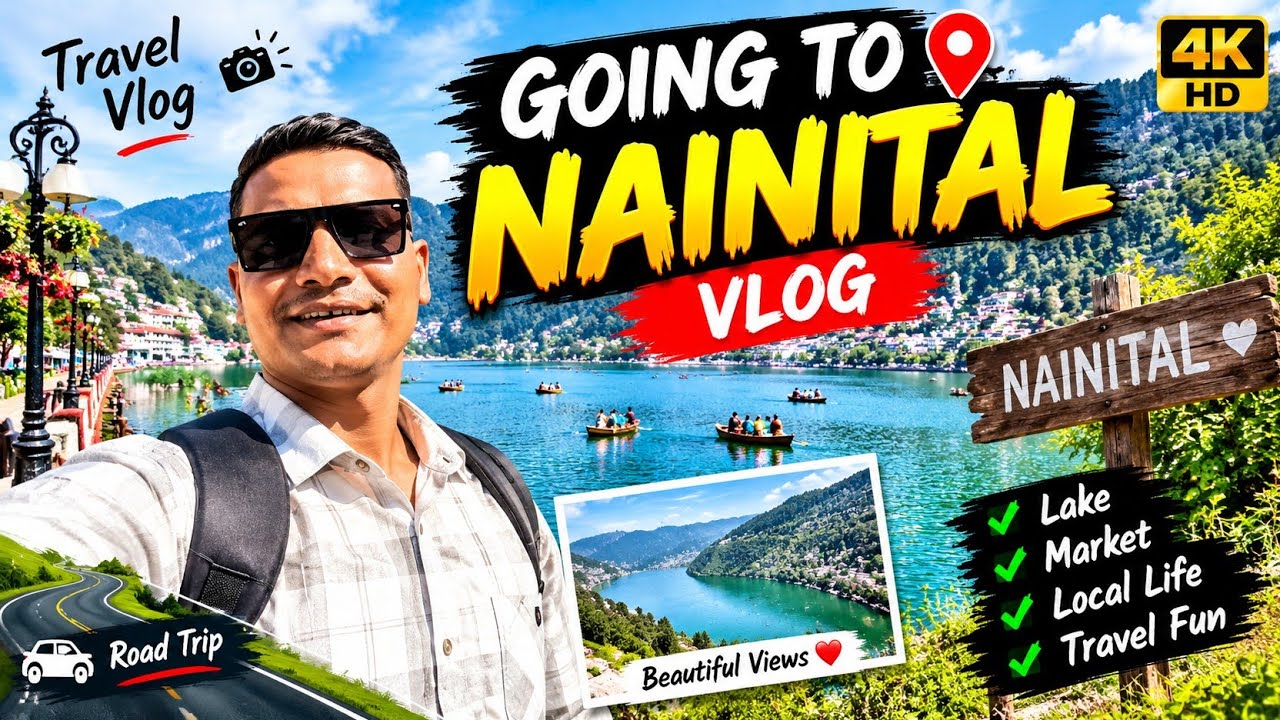 Going to Nainital Vlog 🏔️ | Nainital Travel Vlog | Beautiful Nainital Trip 2026