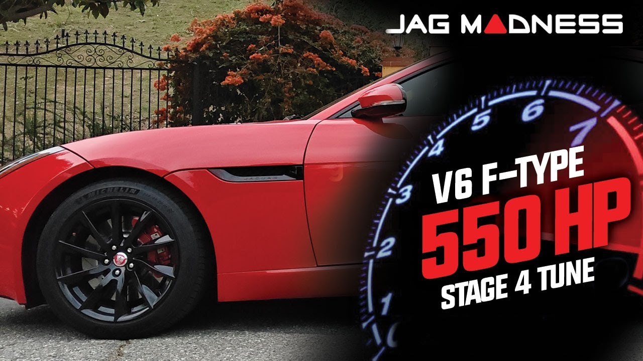 V6 F-Type with 550+ Horsepower is PHENOMENAL! Jag Madness Stage 4 Tune