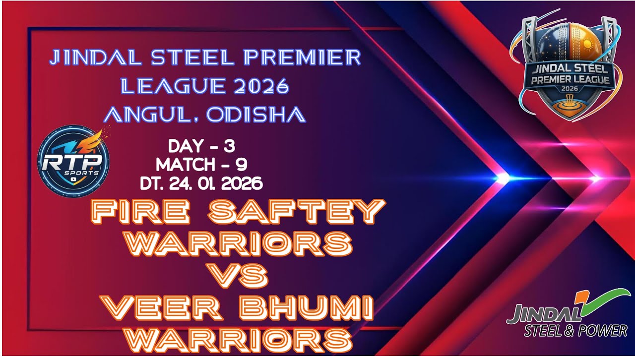 DAY3 | JINDAL STEEL PREMIER LEAGUE 2026 | ANGUL ODISHA