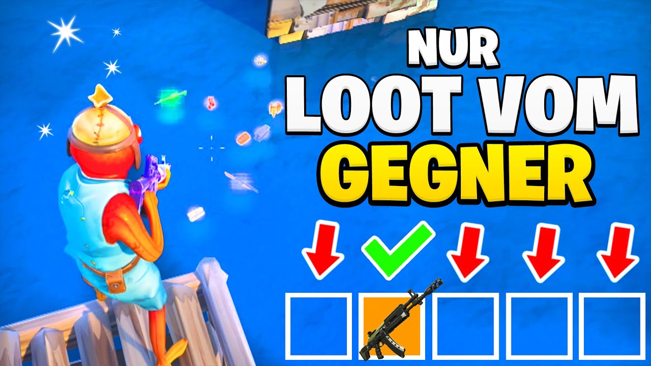Fortnite ABER nach JEDEM KILL muss ich den LOOT vom GEGNER BENUTZEN!