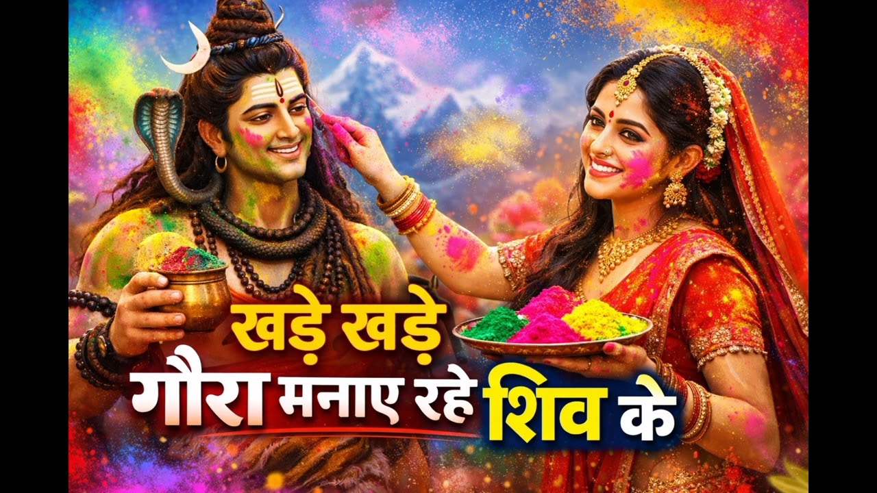 खड़े खड़े गौरा मनाए रहे शिव के!! शिव फागुन गीत महाशिव रात्रि गीत समायरा शिव भक्ती चैनल पर !!