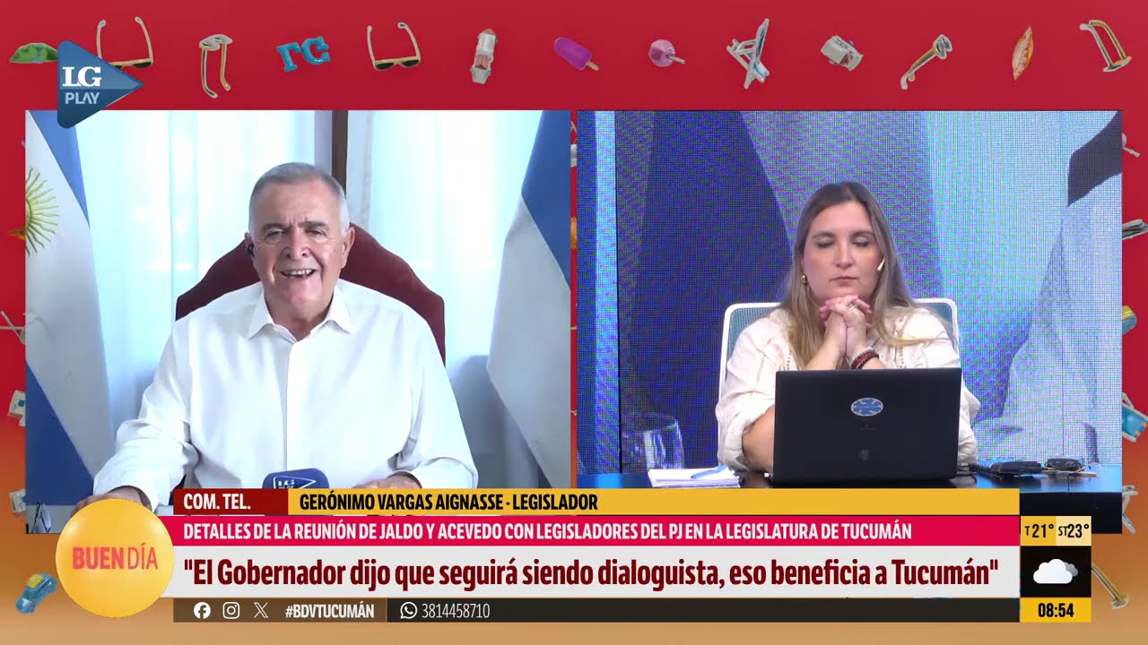 Gerónimo Vargas Aignasse brindó detalles del encuentro de Jaldo, Acevedo y el bloque oficialista