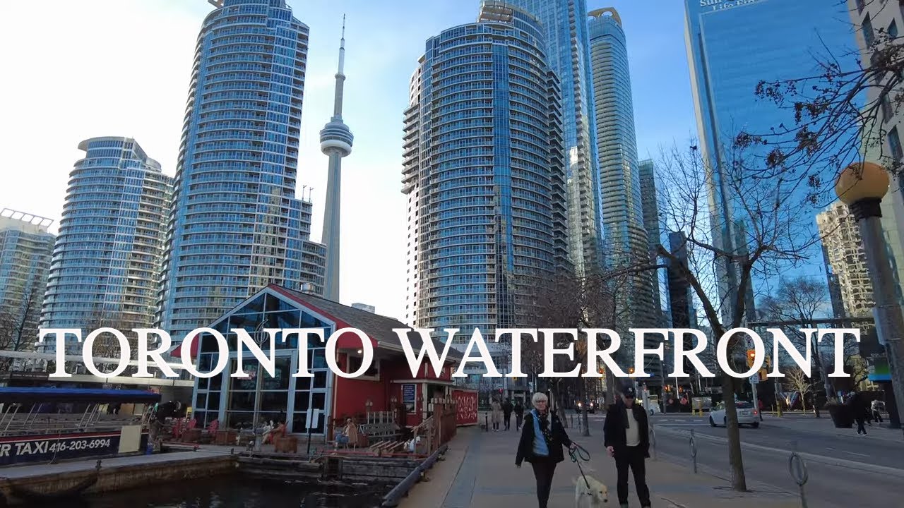Toronto Waterfront | 4K Walk Downtown Toronto (April 10 2022)