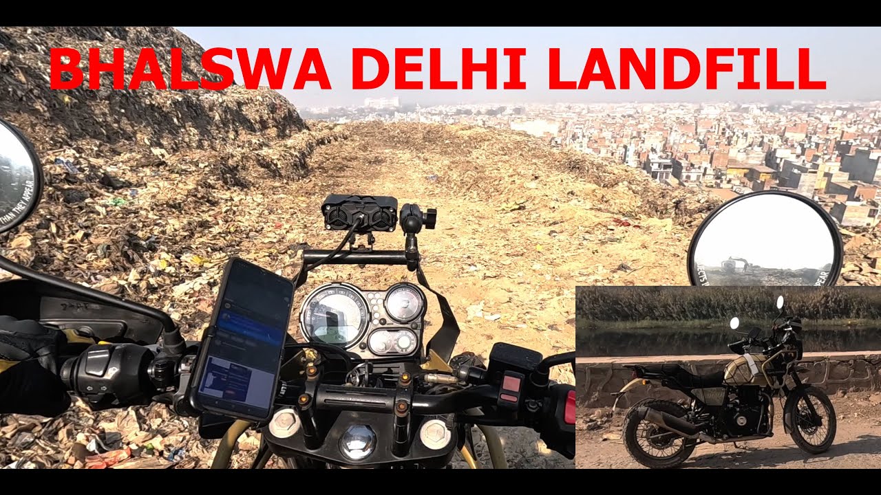 BHALSWA || DELHI POLLUTION || LANDFILL || TOUCHDESIGNER || MALAYALAM || ENGLISH