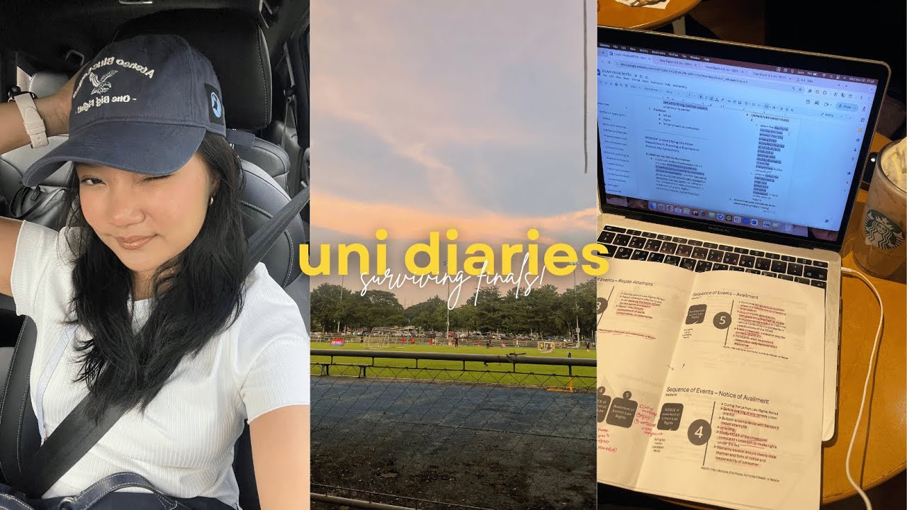 🦅 uni diaries: finals week, locking in, study dates ☕️📚 | sofia ysabel