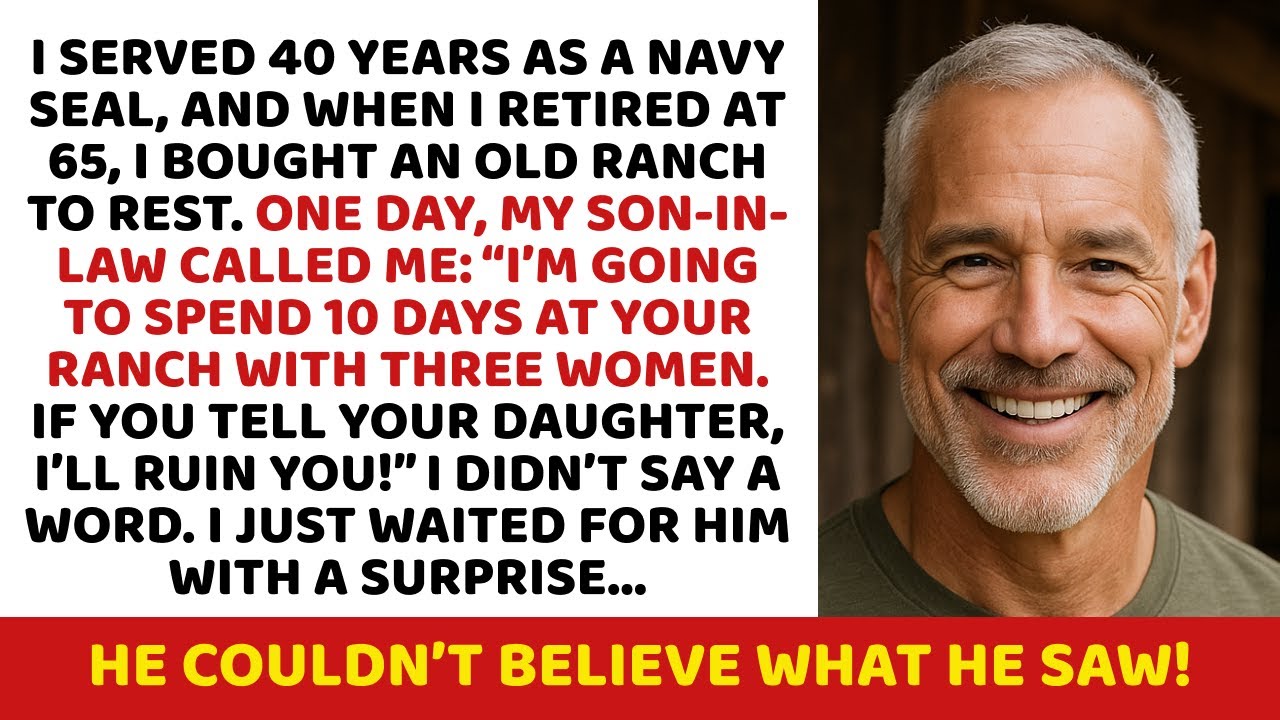 I served 40 years as a Navy SEAL, and when I retired at 65, I bought an old ranch to rest. One day