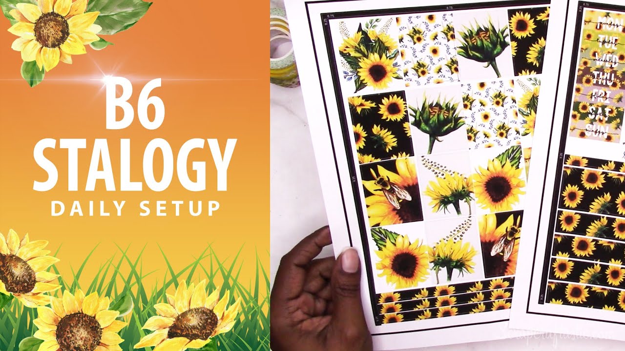 B6 From Scratch Daily Setup | Week 19 2021 | FREE Printable Stickers
