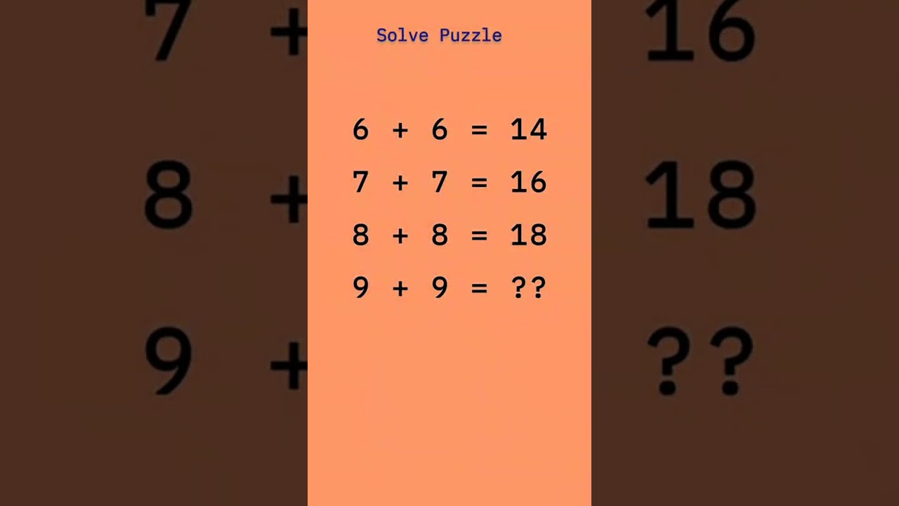 🔥#math question #iq test #brain puzzle
