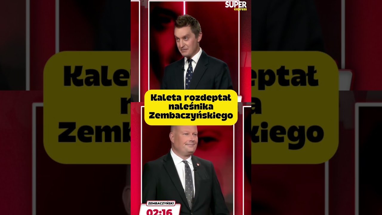 Sebastian Kaleta ROZGROMIŁ Zembaczyńskiego w debacie! Kto nie rozumie słowa 