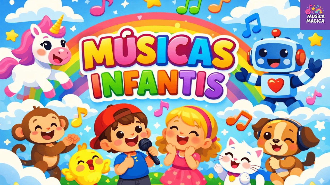 As Melhores Músicas Infantis para Cantar e Brincar! - Canal Música Mágica - Volume 1