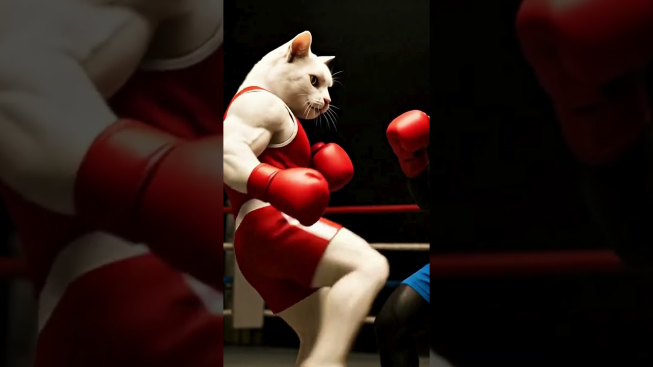 Muscular Cats Playing Basketball Like Pros! 🏀😼