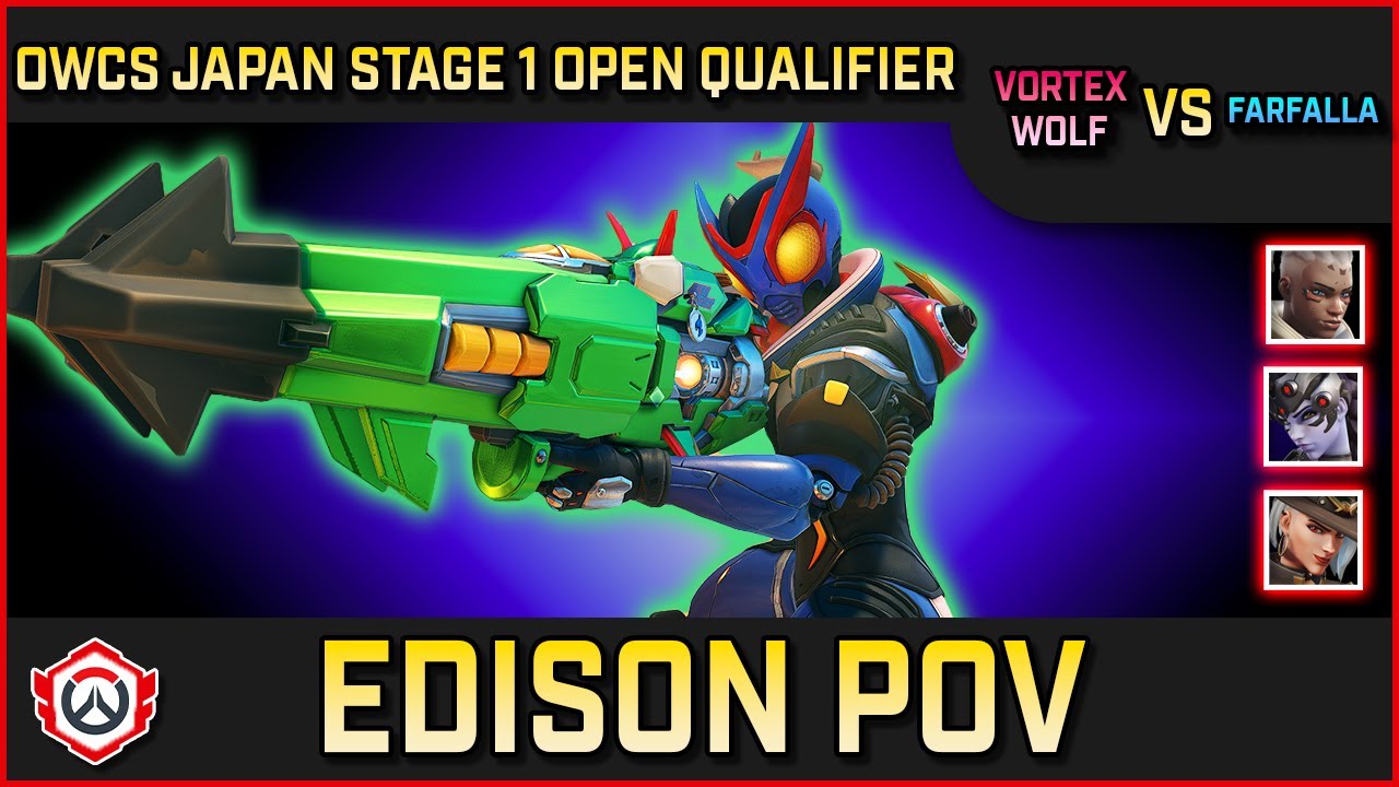 [ Edison ] John Sojourn is BACK! | VortexWolf vs Farfalla | Open Qualifier | OWCS Japan Stage 1