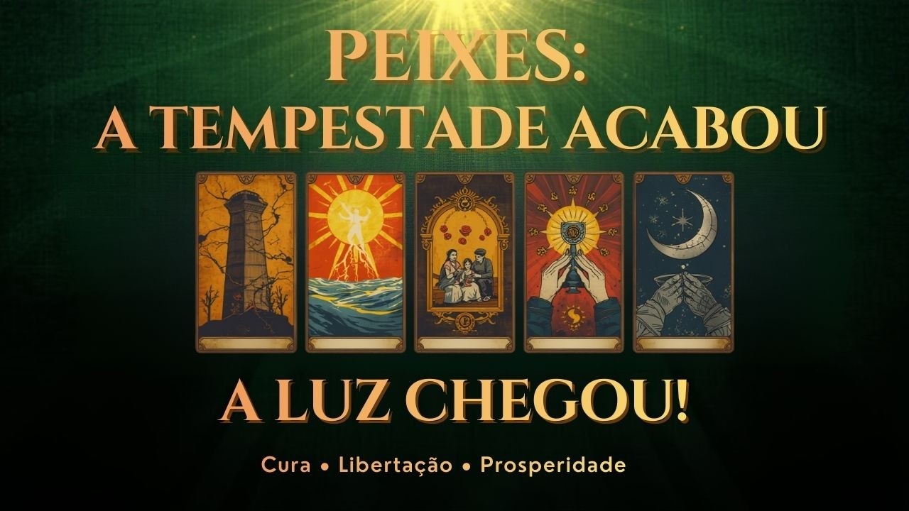 PEIXES: DEPOIS DA TEMPESTADE VEM A BONANÇA — SUA VIDA MUDA AGORA