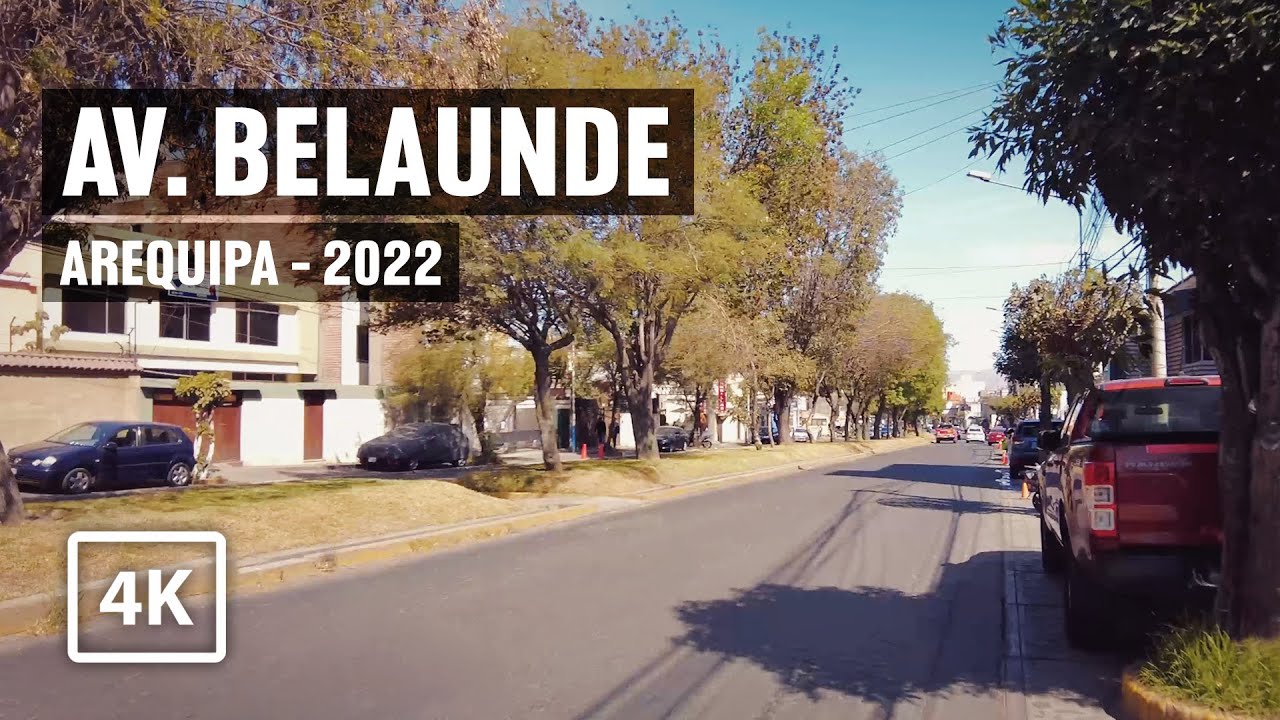 Así luce la Av Victor Andrés Belaunde - YANAHUARA | Arequipa 4K