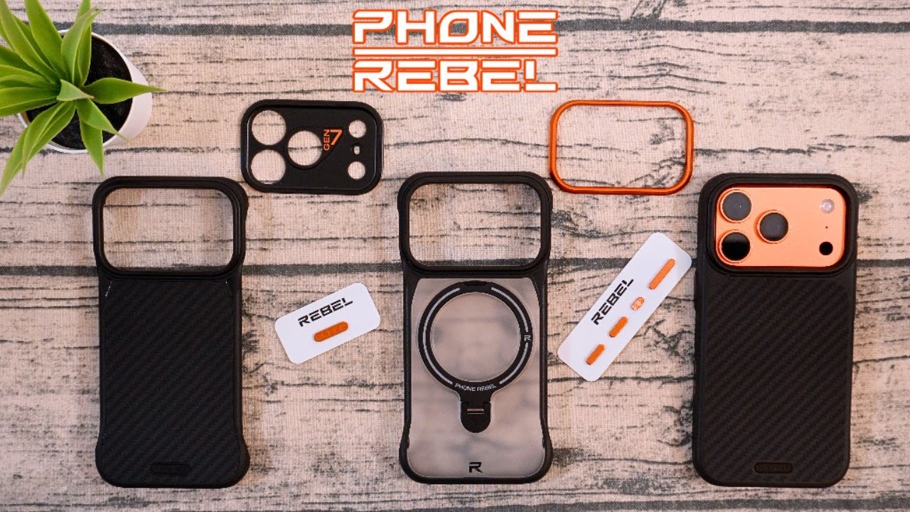 Обзор чехлов Phone Rebel для iPhone 17 Pro! Модели Flex, Rebel и Gen7! (А также аксессуары!)