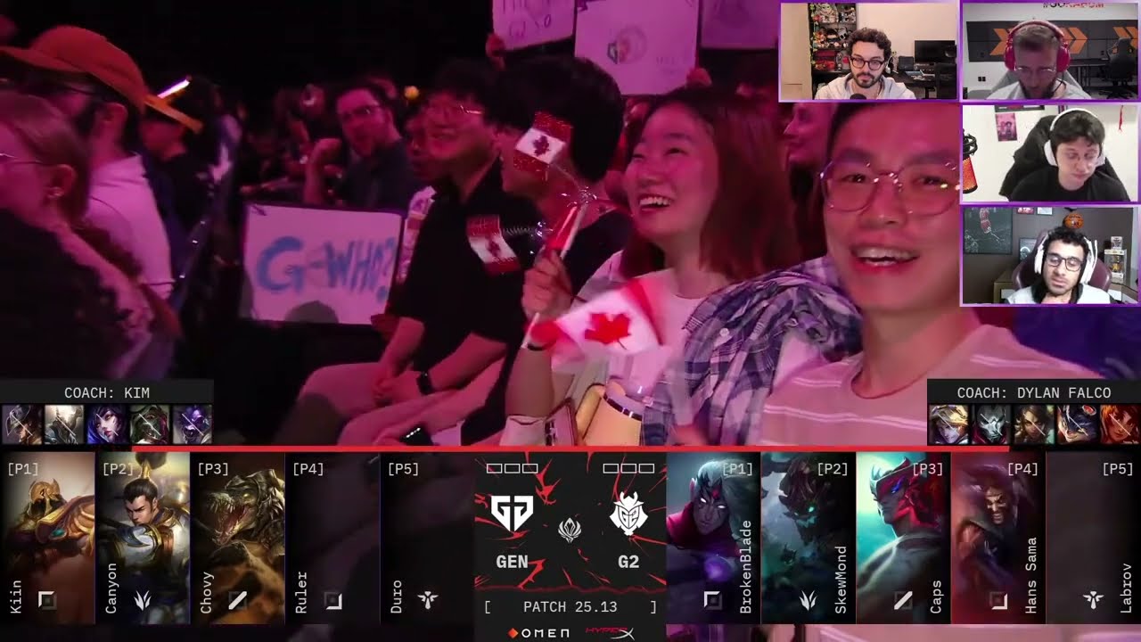GENG x G2 | Jogo 1 - MD5 | Playoffs - MSI 2025 | Ilha das Lendas
