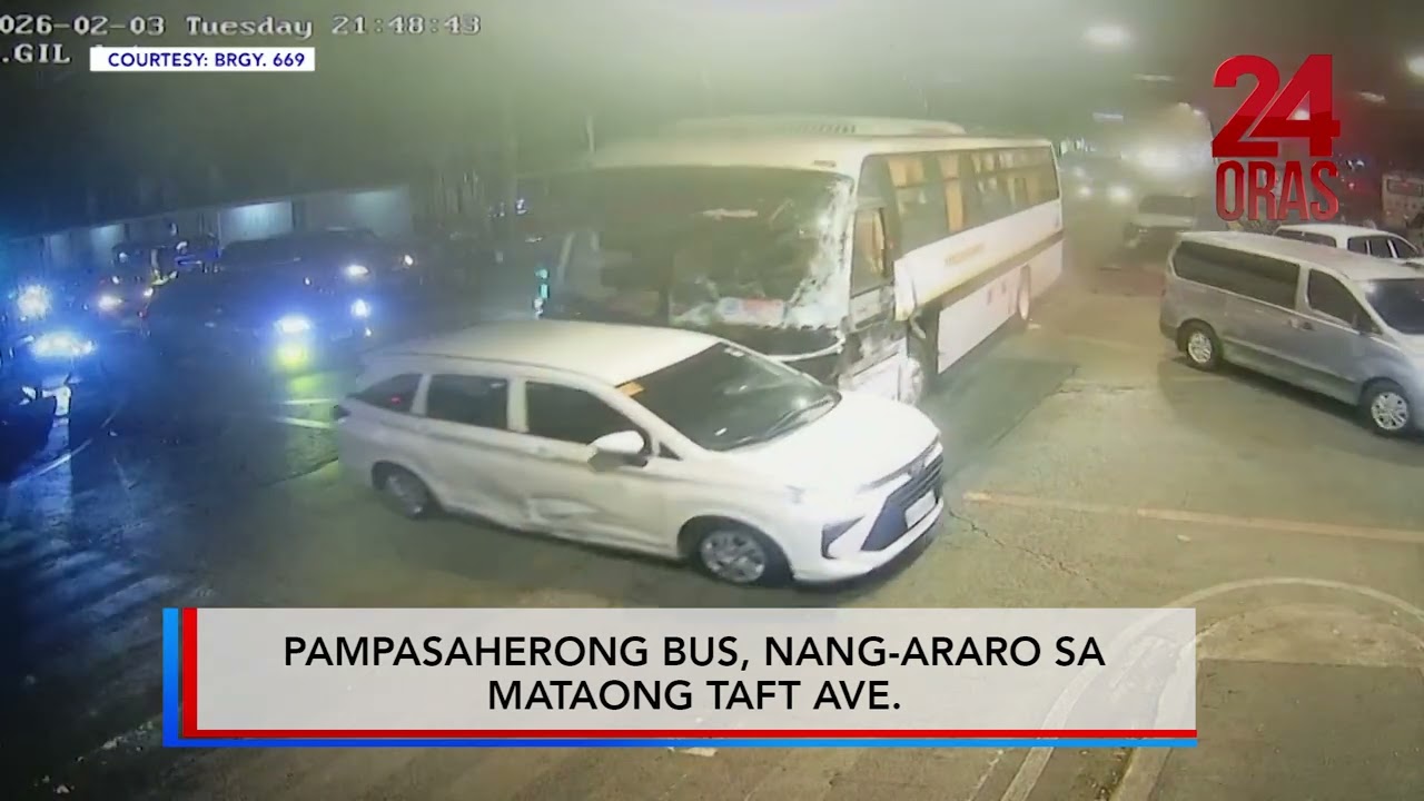 Pampasaherong bus, nang-araro sa mataong Taft Ave. 