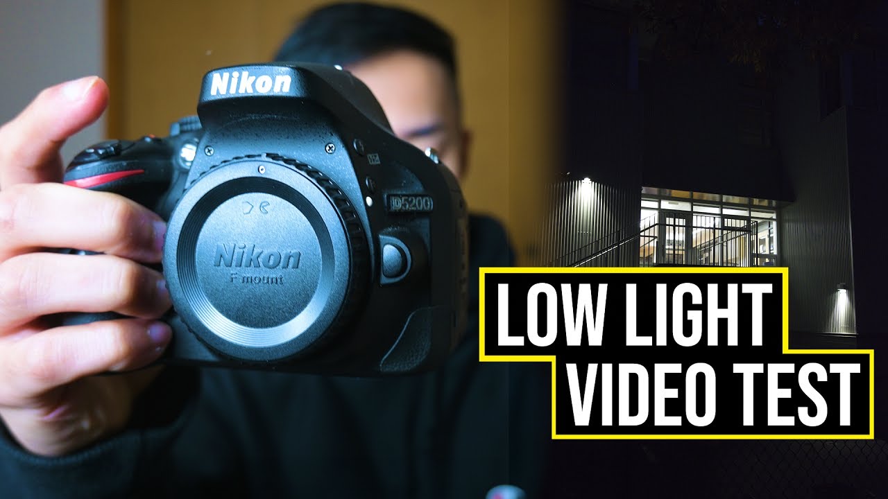 Nikon D5200 + Nikon Z50 in Low Light Video TEST Showdown (Low Light Tutorial)