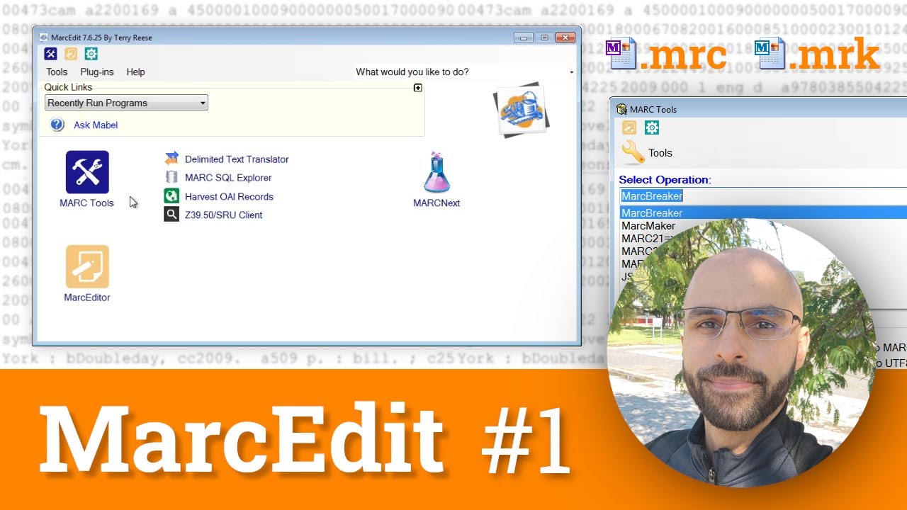 MarcEdit #1: Introdução e arquivos .mrc e .mrk