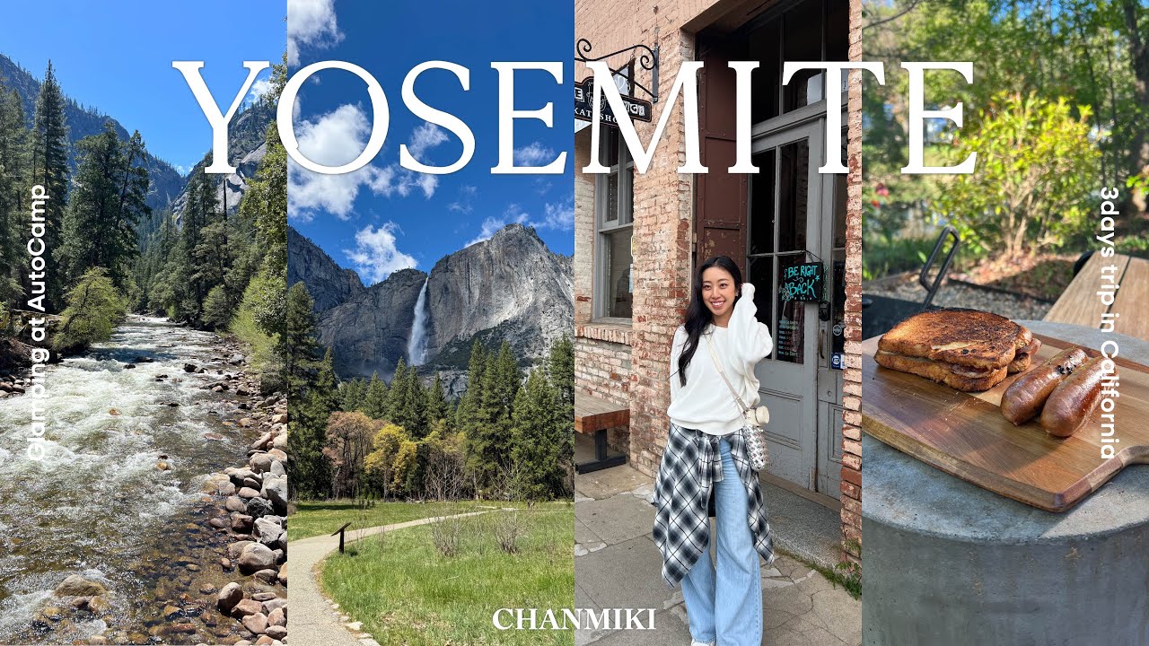 Yosemite Vlog🌲ヨセミテ国立公園 | 2泊3日の贅沢グランピング | AutoCamp Airstream | 3days Glamping | アメリカ生活 駐在妻  | EN Sub