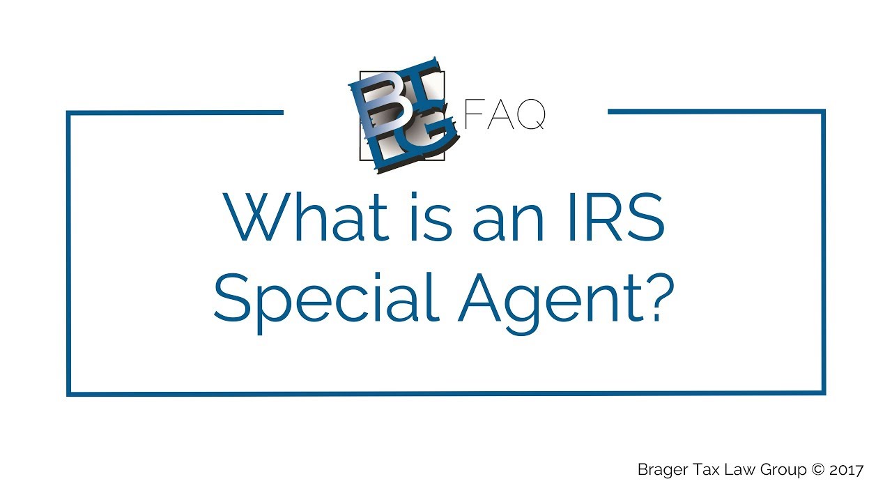 What is an IRS Special Agent?