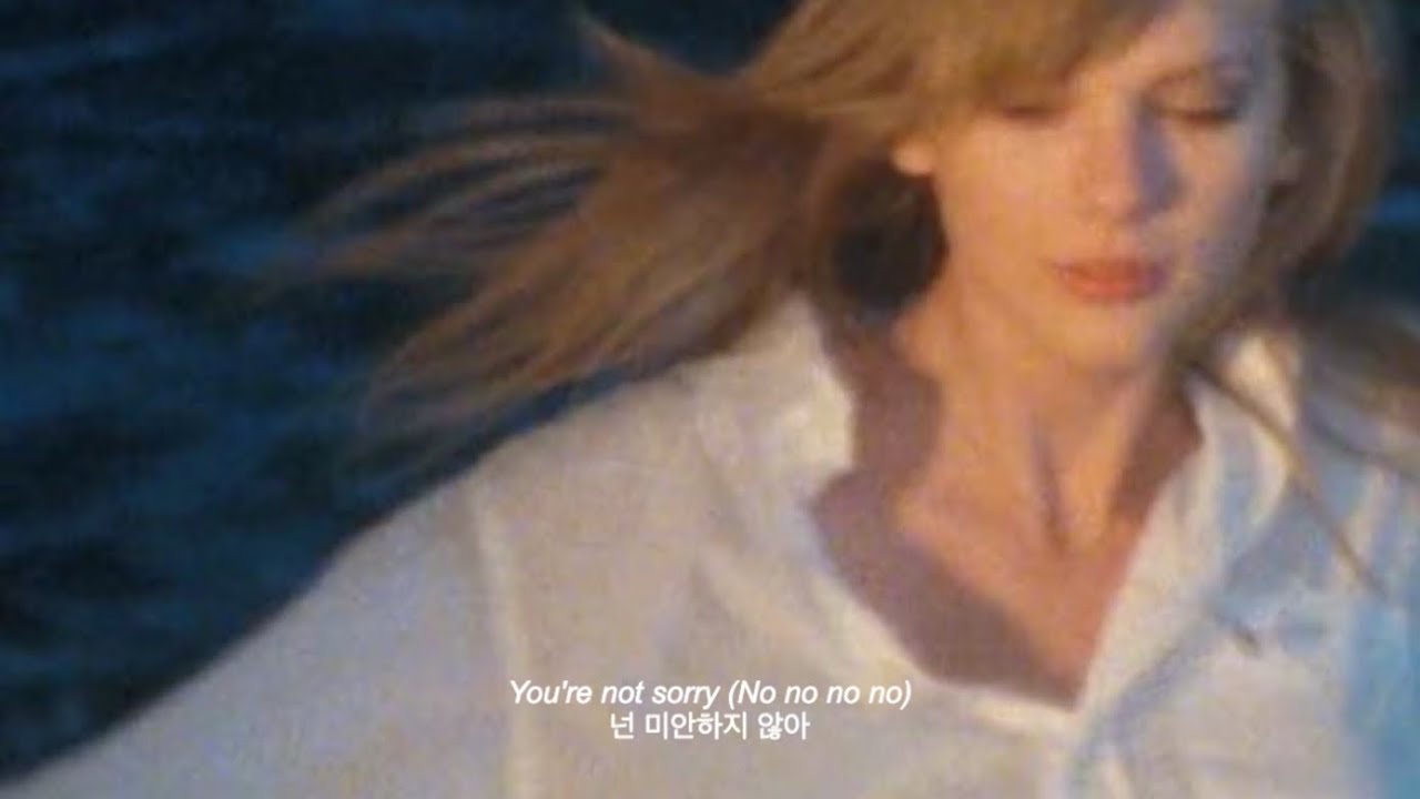 테일러스위프트 - You're Not Sorry (가사해석)