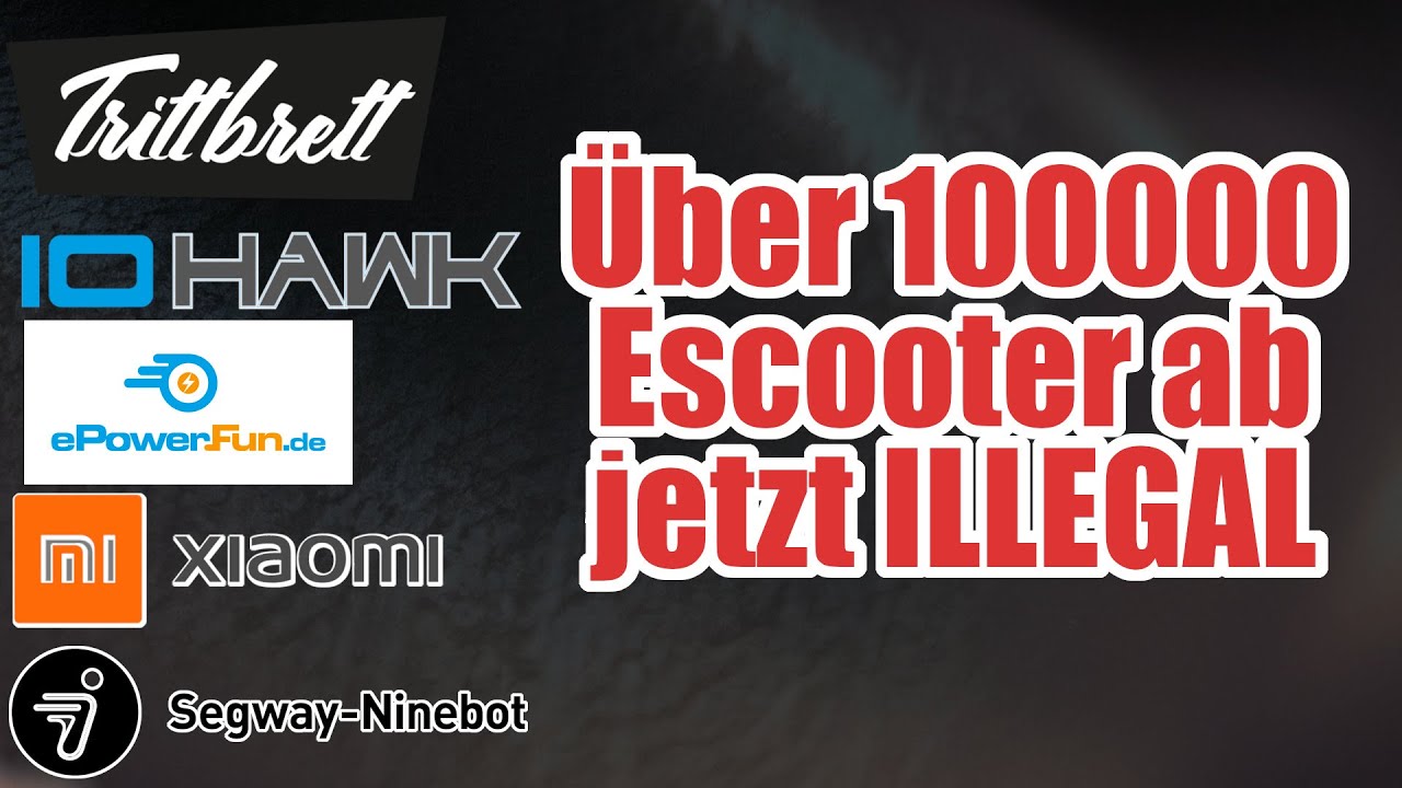 Warum Escooter fahren AB SOFORT Illegal ist | EU Gesetz zerstört alles ❗️