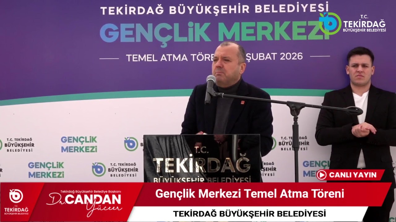 Gençlik Merkezi Temel Atma Töreni