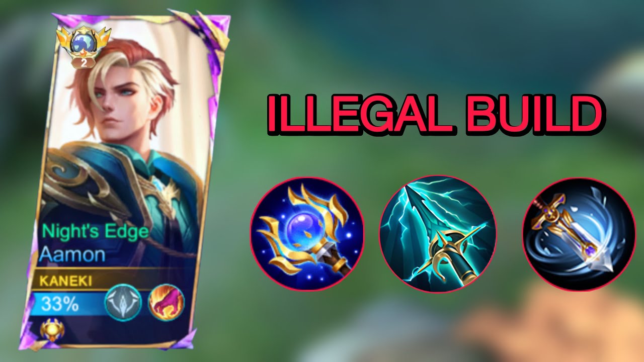 ILLEGAL AAMON BUILD 😱 ONE SHOT EVERYTHING! | Mobile Legends