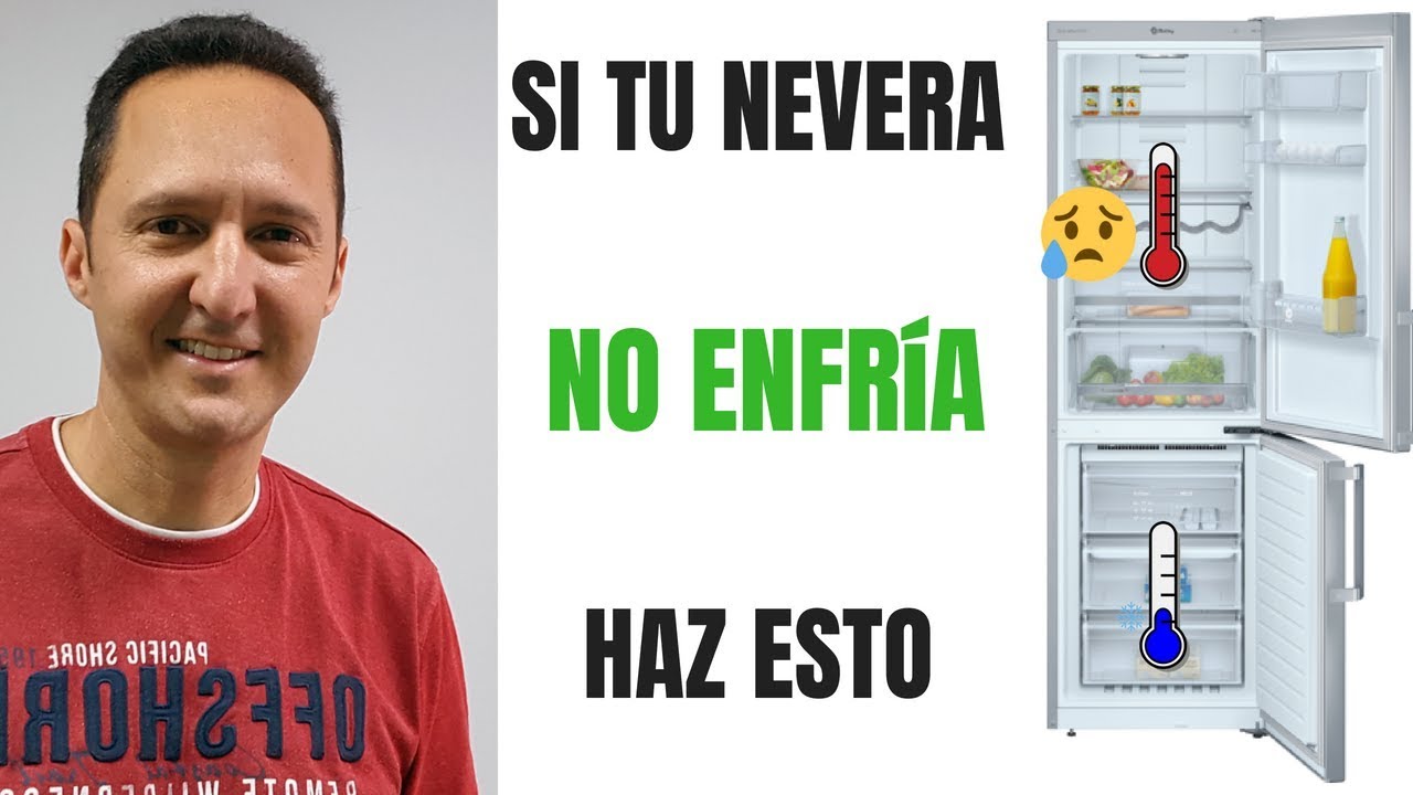 Si tu nevera no enfr&iacute;a, haz esto