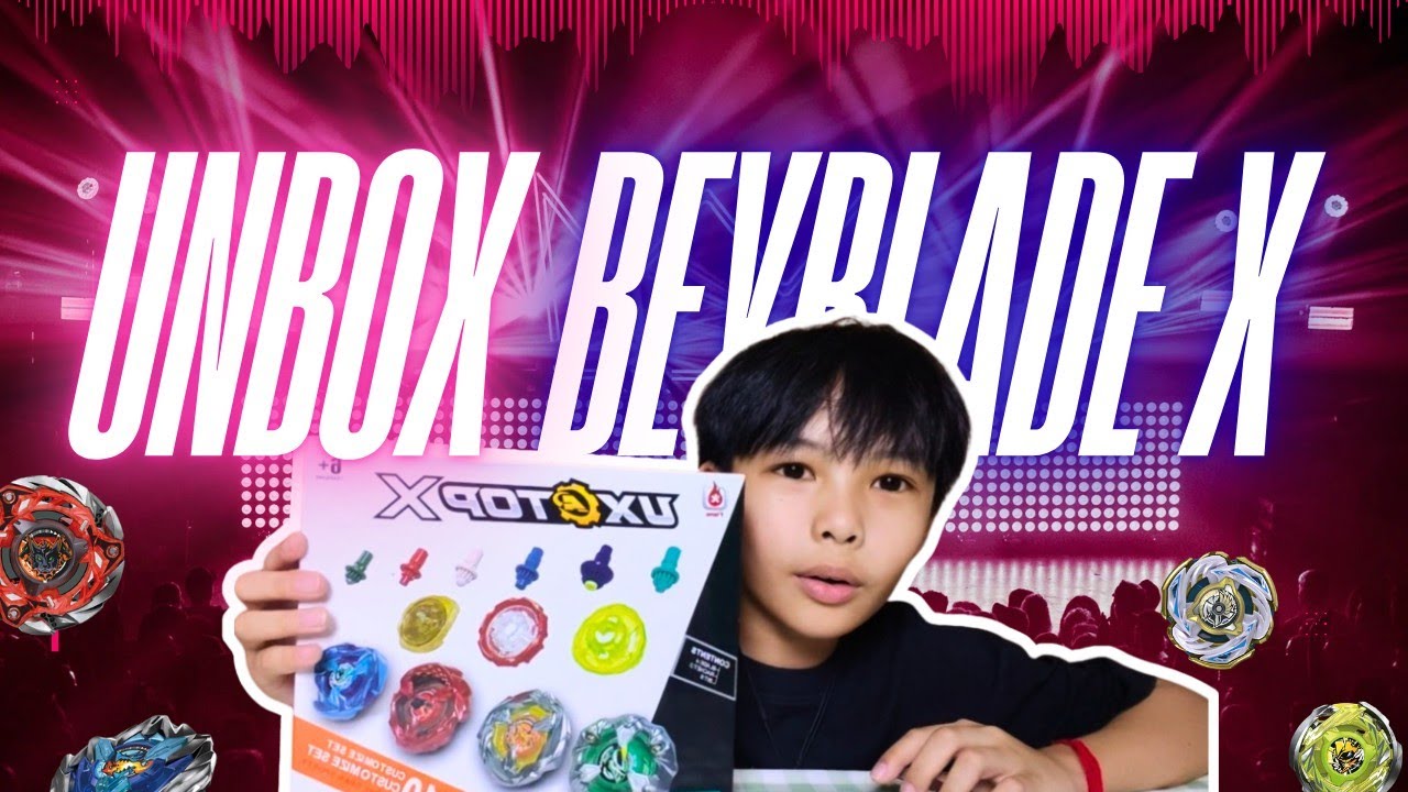 Unbox เบย์เบลด X แบบกล่อง 👍 #beyblade #beybladeburst #unboxing #beybladebu 
