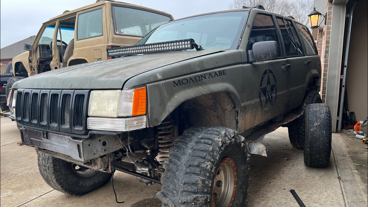 Replacing a transfer case on a Jeep ZJ WITH MINIMAL TOOLS