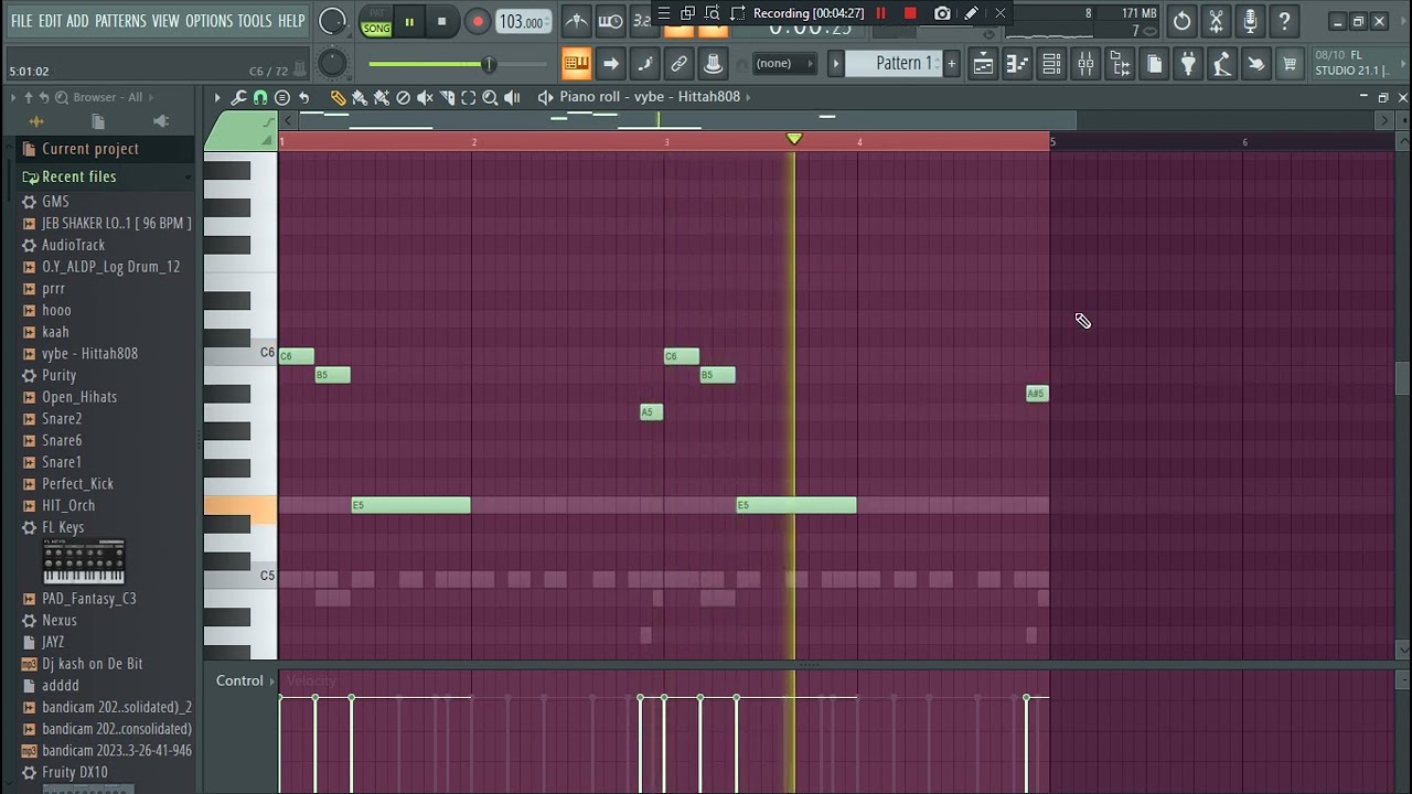 How to Make Aqualaskin Msimbi or Dizmo itunte Amapiano Hip hop from scratch in Fl studio