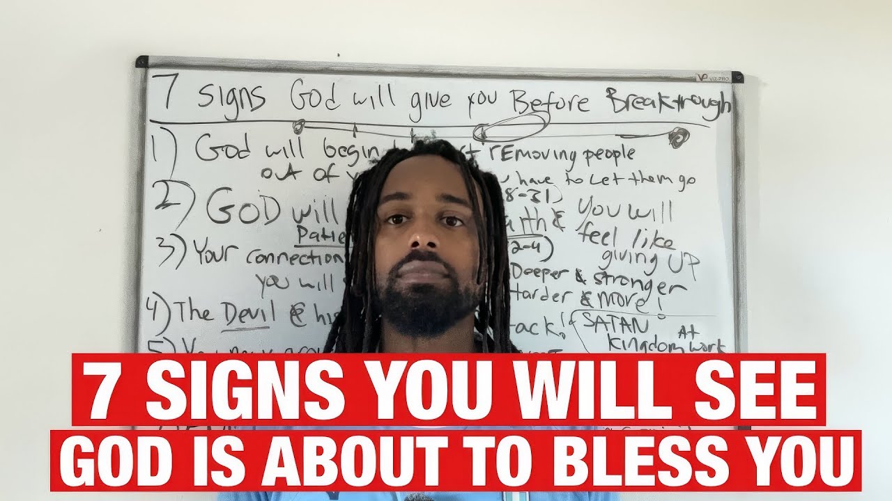 7 Signs GOD Is Preparing You For A HUGE Breakthrough