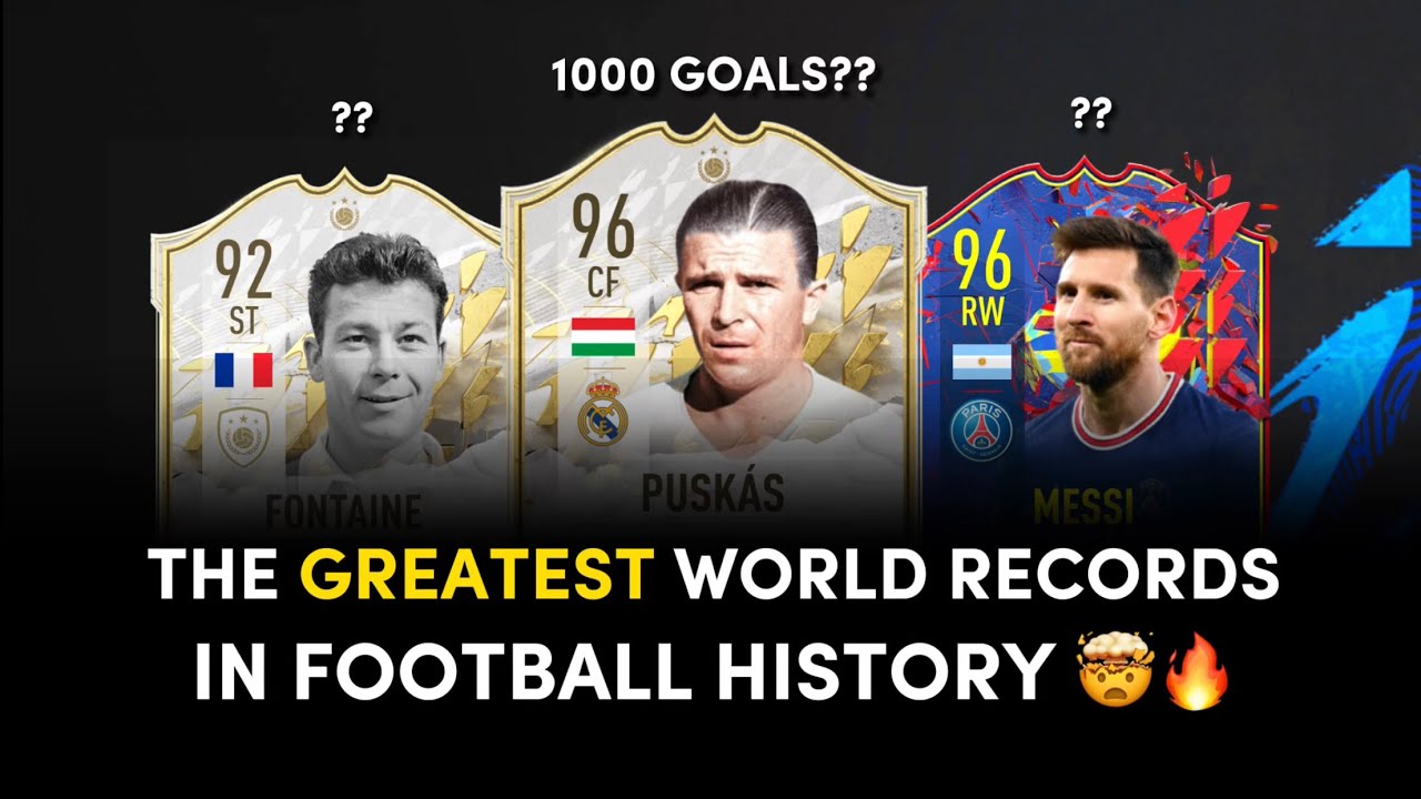 THE GREATEST WORLD RECORDS IN FOOTBALL HISTORY! 🔥🤯