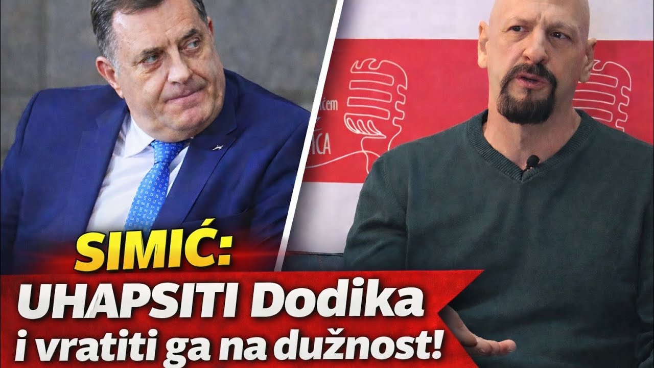UHAPSITI Dodika i vratiti ga na dužnost I Danijel Simić 1/4