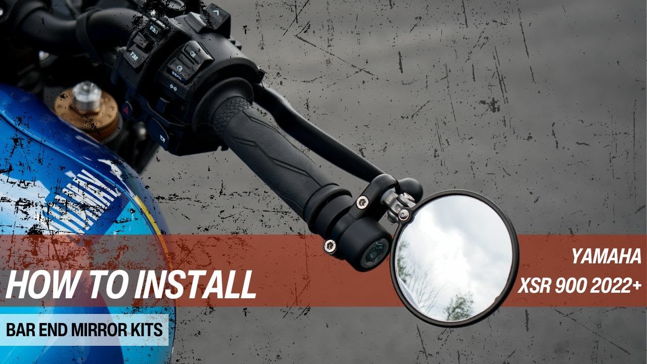 Brogue Moto XSR900 2022+ Bar End Mirror Kits - Installation Video