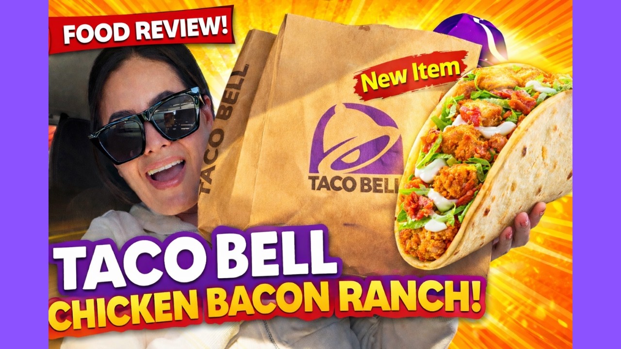 Trying Every NEW Taco Bell Chicken Bacon Ranch Item… One Is Actually INSANE