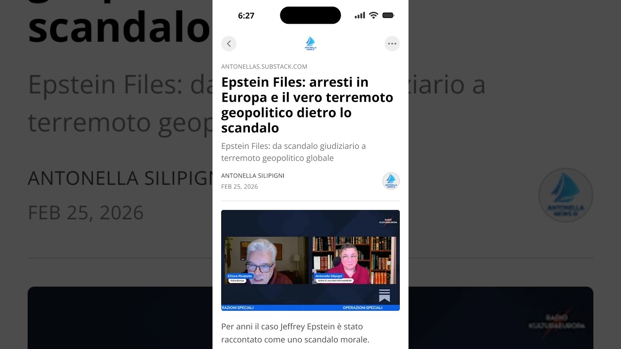 Epstein Files: arresti in Europa e il vero terremoto geopolitico dietro lo scandalo