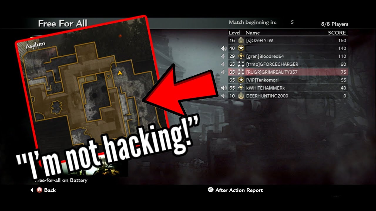 Xbox Hacker CAUGHT then denies Hacking (World at War Modder)