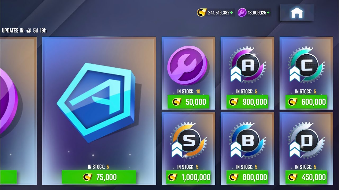 Asphalt 8, I m so Rich of Credits spending 20+ Million Credits to Buy this all😍😛
